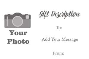 Customizable Gift Certificate Template with Photo and Personal Message