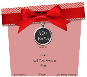 Charming Red Ribbon Gift Certificate