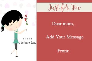 Sweet Daughter's Love Mother's Day Gift Certificate Template