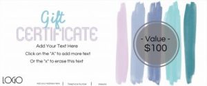 Modern Pastel Gift Certificate Template