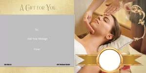 Luxury Massage Gift Certificate Template