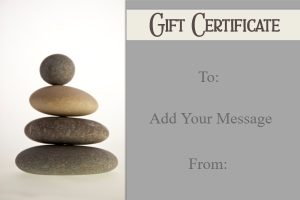 Zen Balance Spa Gift Certificate Template