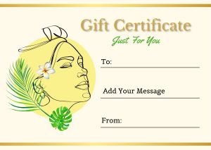 Tropical Elegance Spa Gift Certificate